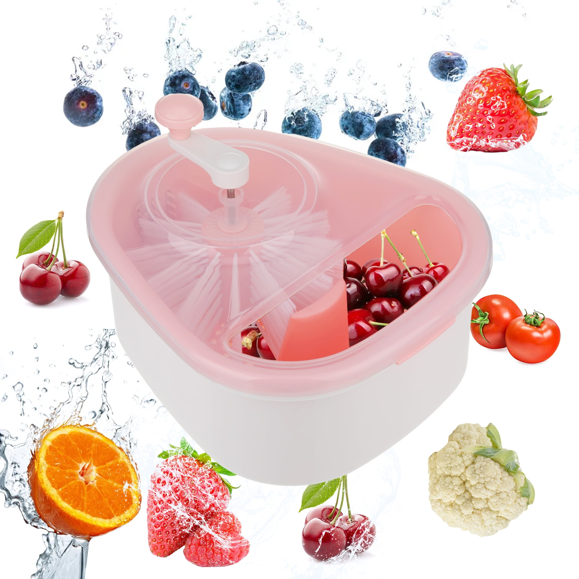 Wrea Salad Spinner, Large Fruit Cleaner Spinner, Vegetable and Salad