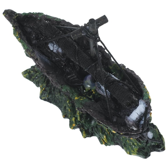 Wreak Sunken Pirate Ship Fish Tank Aquarium Decoration