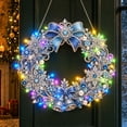 thumbnail image 1 of Wreath Christmas Pearl Diamond Painting Pendant Kits with LED String Lights,DIY Acrylic Christmas Diamond Art Hanging Kit for Adults,Christmas Ornaments for Home Party Wall Decor and Gift, 1 of 7