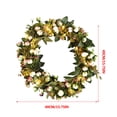 thumbnail image 1 of Wreath Circle Wreath Bud Decorative Day Rose Vine Rose Valentine's Artificial Flower Home Decor, 1 of 2