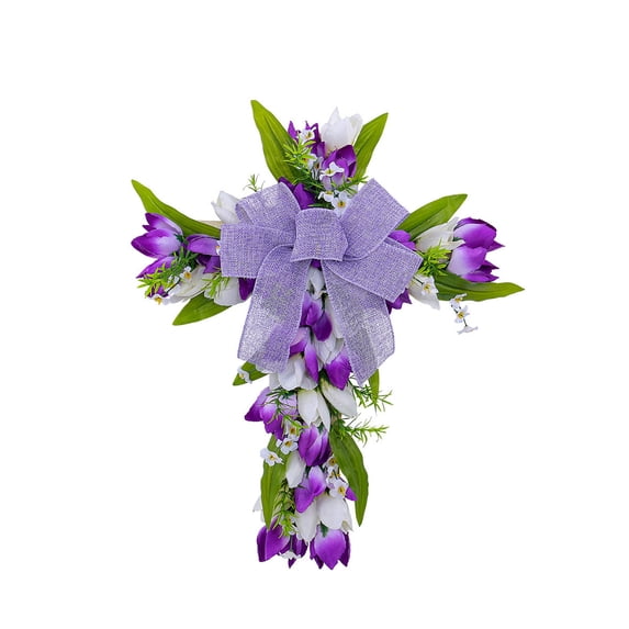Wreath Clearance! YZEGDCH Easter Wreaths for Front Door, Artificial Wreath for Door, Home Indoor Outdoor Window Wall Holiday Party Decor
