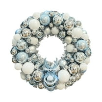 Wreath For Front Door Elegant Holiday Greenery With Red Berries Festive Indoor Outdoor Welcome Wreath Home Decor