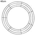 thumbnail image 1 of Wreath Frame Durable Wall Hanging Metal Rust-proof Wire Wreath Form for Home Decor, 1 of 7