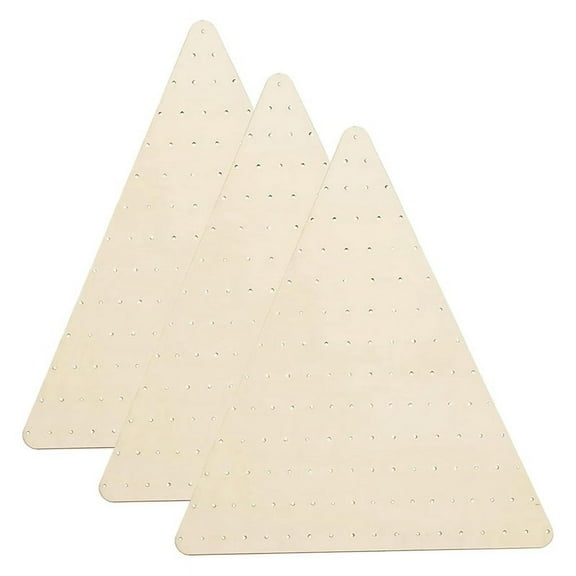 Wreath Frame, Wreath Board Wooden Triangle Decoration DIY Craft Wreath Home Door and Wall Decoration