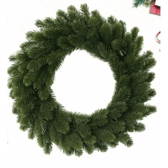 Wreath For Front Door,Christmas Wreaths Outdoor Realistic Large Artificial Winter Greenery Cedar Wreaths For Xmas Holiday Home Table Mantle Yard Staircase Wall Door Porch Hanging De