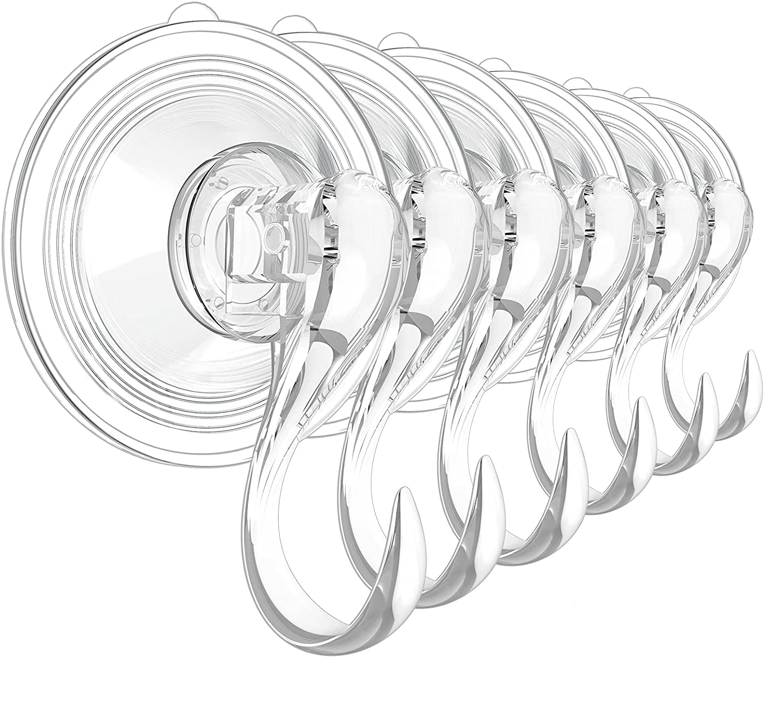 Wreath Hanger, Large Clear Reusable Heavy Duty Wreath Hanger Suction