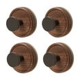 thumbnail image 1 of Wreath-Hanger Wooden Suction-Cup-Wreath-Hooks, 4 Pack Wreath-Door-Hanger Fall Halloween Christmas Decorations, Welcome Sign for Front Door Indoor Outdoor, Reusable Holder, 1 of 7