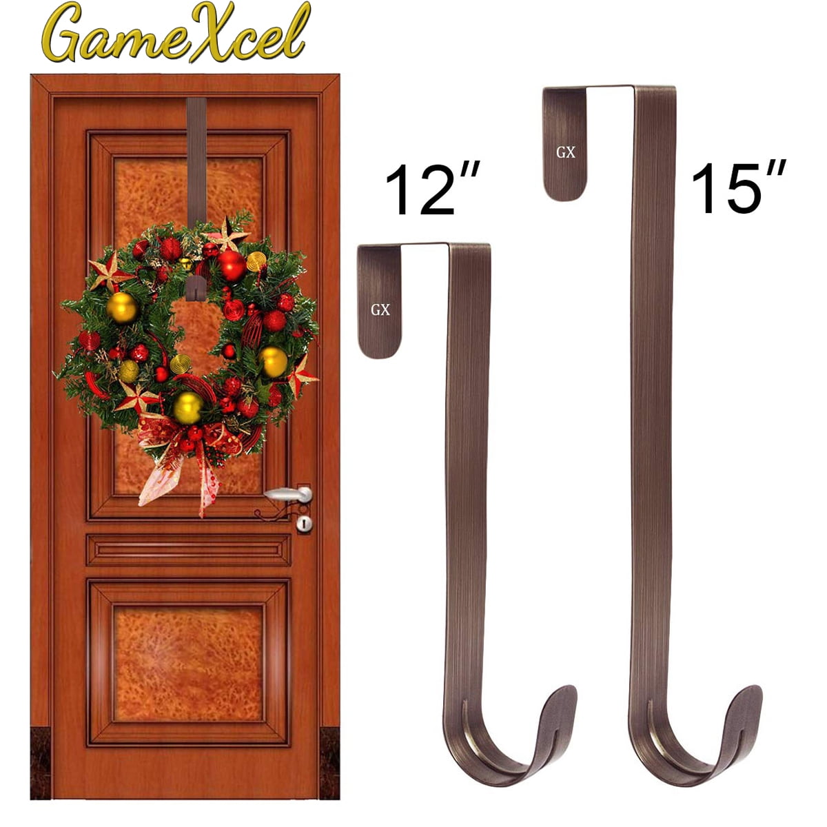 Générique Wreath Door Hanger | Snowflake Wreath Hooks Front
