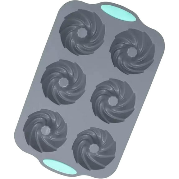 Wreath Ice Mold, Flexible Silicone Mold for Holiday Cocktails & Baking, Easy Release for Making Ice Cubes, Donuts, Soap and Chocolate, DIY Crafts