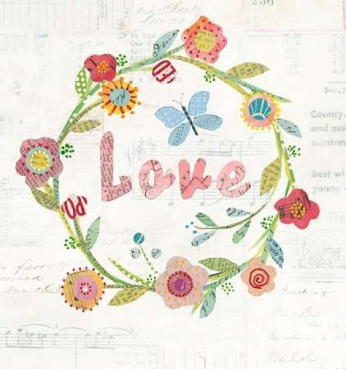 Wreath Inspiration I Canvas Art - Courtney Prahl (24 x 24)