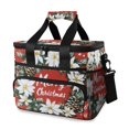 thumbnail image 1 of Wreath Merry Christmas Insulated Lunch Bag 15L Cooler Box for Women Men Work Camping Beach Travel, 1 of 7