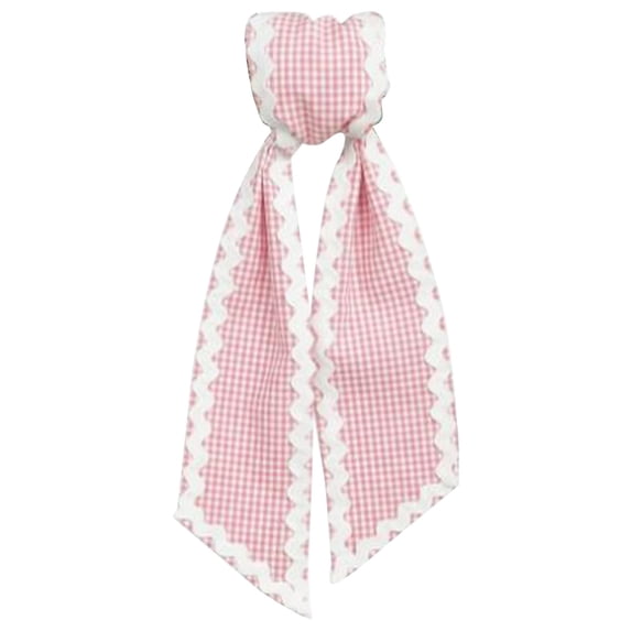 Wreath Sash For Front Door Cotton Wreath Satin Sash Garland Ribbon Accessories (3.7*60in)