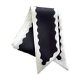 thumbnail image 1 of Wreath Sash for Front Door Black Wave Cotton Wreath Satin Sash Garland Ribbon Accessories for Wreaths Yard Doorway Indoor Outdoor Bow Bridal Shower Home Decor, 1 of 5