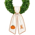 thumbnail image 1 of Wreath Sash for Front Door Halloween Decorations, Halloween Pumpkin Fall Door Wreath Sash Monogram, Vintage Halloween Ribbon Outdoor Decor, 1 of 6