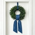 thumbnail image 1 of Wreath Sash for Front Door, Soft Polyester Decorative Ribbon, Solid Color Wreath Ribbon Bow for Yard Porch Garland Xmas Home Decor, 1 of 4