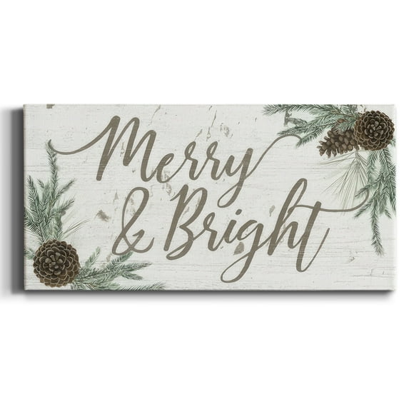 Wreath Sentiments I- Gallery Wrapped Canvas