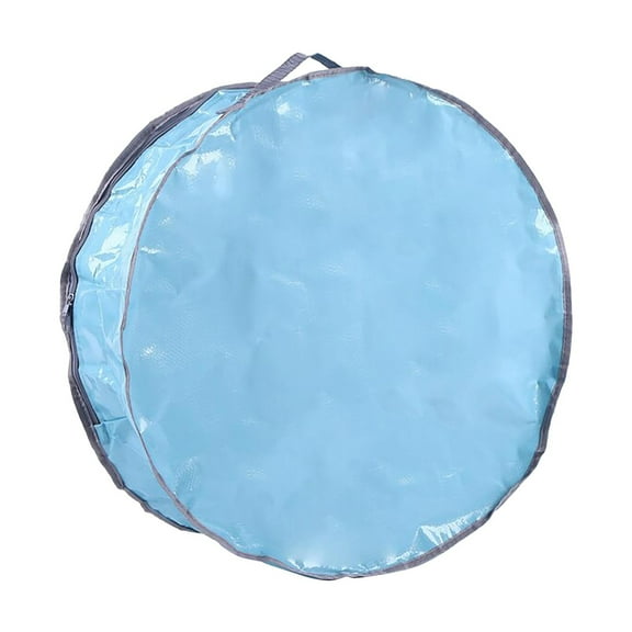 Wreath Storage Bag, Furenl Christmas Wreath Storage Bag Holiday Wreath Storage Zipper Bag with Reinforced Handles, Blue1