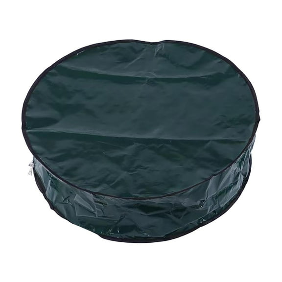 Wreath Storage Bag, Furenl Christmas Wreath Storage Bag Holiday Wreath Storage Zipper Bag with Reinforced Handles, Green1