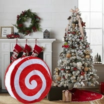 Wreath Storage,Christmas Wreath Storage Bag,Waterproof Holiday Wreath Organizer With Handles,Durable Round Christmas Decoration Storage Container With Card Slot For Seasonal Décor And Moving Storage