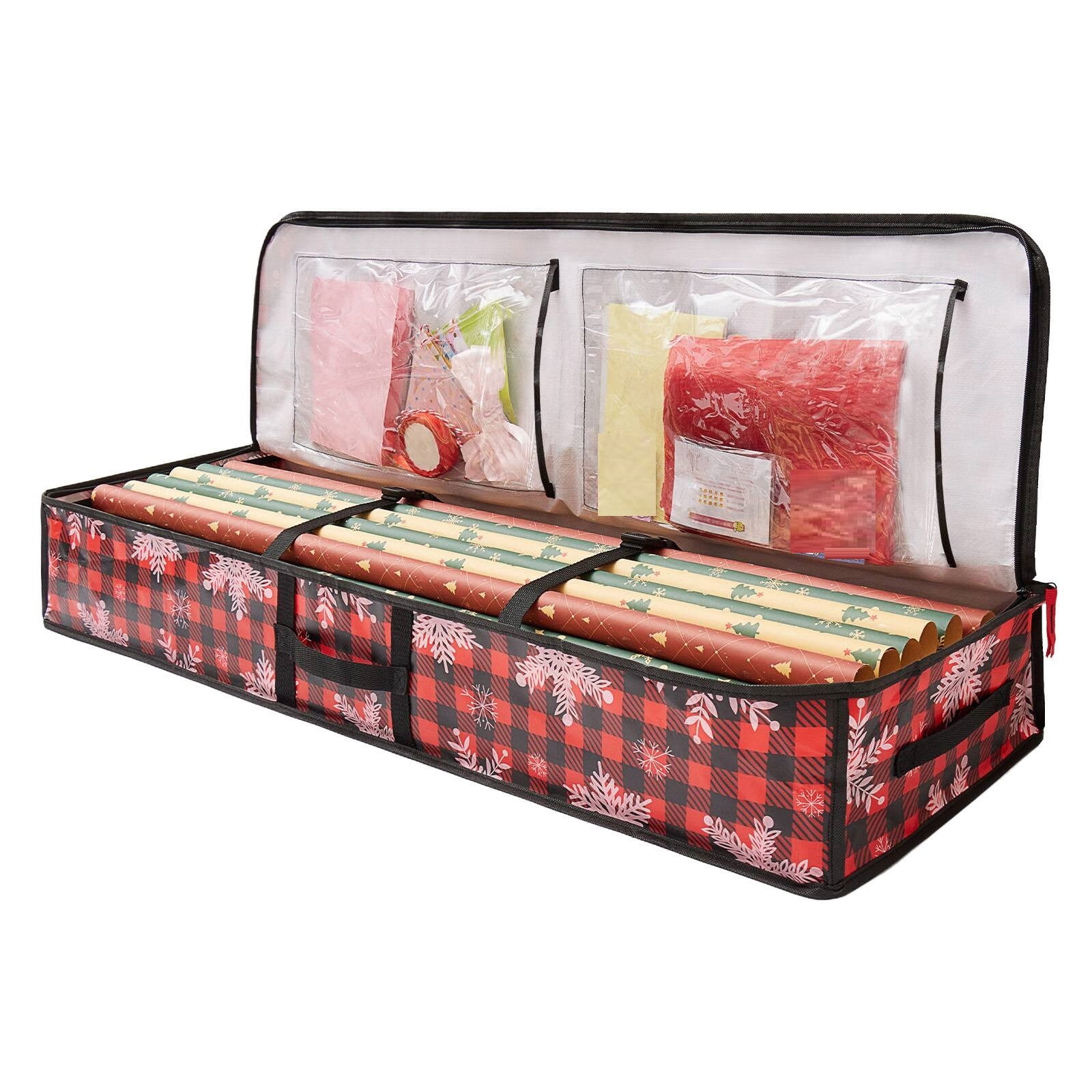 Wreath Storage Container Christmas Storage Rack Spacious Under Bed ...