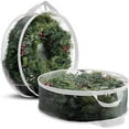 thumbnail image 1 of Wreath Storage Container,Christmas Wreath Storage Bag 24",Clear Christmas Wreath Storage Container,Garland Holiday Artificial Wreath Storage Holder,Water Proof Transparent PVC, 1 of 9