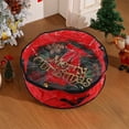 thumbnail image 1 of Wreath Storage Container, Christmas Wreath Storage Box with Clear Window and Handles Upgrade Oxford Cloth Garland Bags with Dual Zipper for Xmas Wrapping, 1 of 6
