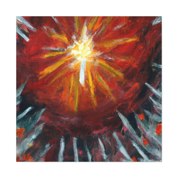 "Wreath of Reflection" - Canvas