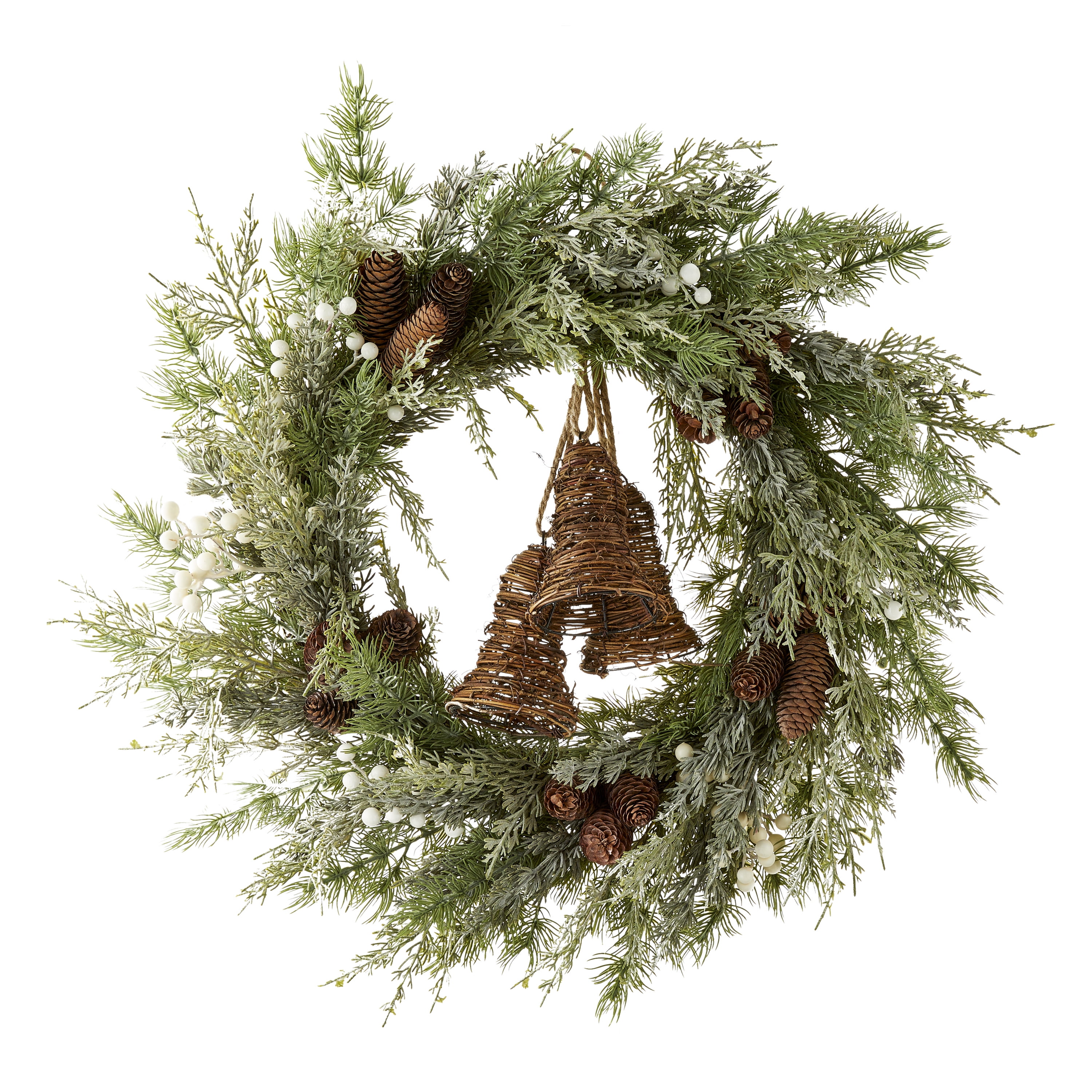 Wreath with Bells, 24in, Holiday Time