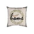 thumbnail image 1 of Wreathed Birds Home Embroidered Throw Pillow, 17" x 17", 1 of 4