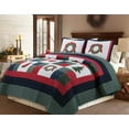 thumbnail image 1 of Wreaths And Christmas Tree 3 Pcs Quilt Set  Bedding Set Bedroom Bed 100%Cotton King Size, 1 of 4