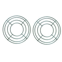Wreaths for Front Door Promotion Sale! Nomeni Round Metal Wreath 8 in Heart-Shaped Wire Frame Wedding Valentine's Day Diy, Home Decor Clearance Sale Green