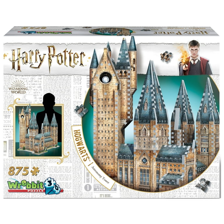 Wrebbit 3D - Harry Potter Hogwarts Astronomy Tower 875 Piece 3D Jigsaw  Puzzle 