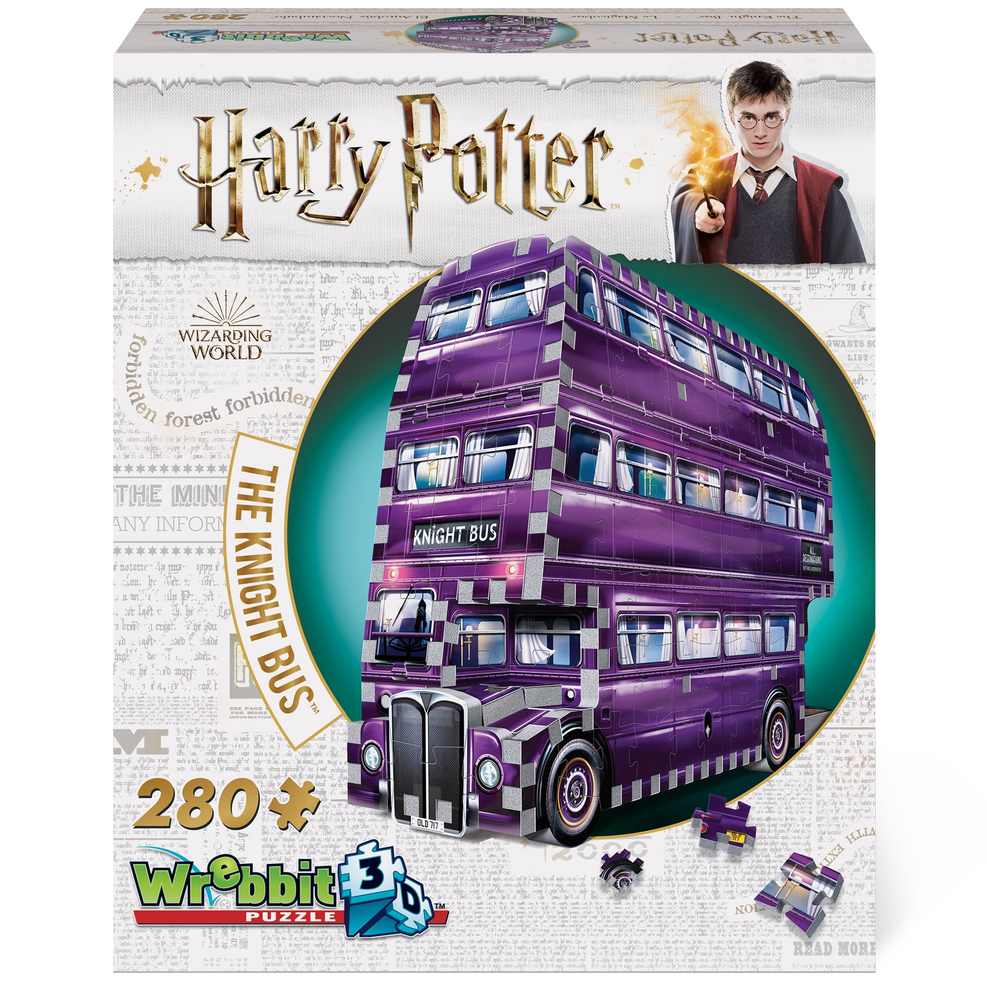 Coffret blu-ray Harry Potter intégrale 8 films + puzzle 3D Magicobus –
