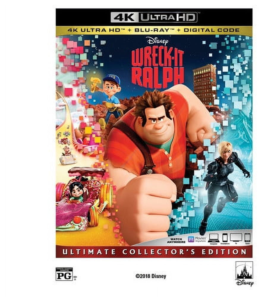 Wreck-It Ralph - Disney100 Edition Walmart Exclusive (Blu-ray + DVD +  Digital Code) 