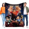 thumbnail image 1 of Wreck-It Ralph Blanket Flannel Soft Sofa Bed Office Throw Birthday Gift, 1 of 11