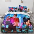 thumbnail image 1 of Wreck-It Ralph Duvet Cover Set with Zipper Wreck-It Ralph 1 Comforter Cover with 2 Pillow Case Bedding Decoration Set, 1 of 1