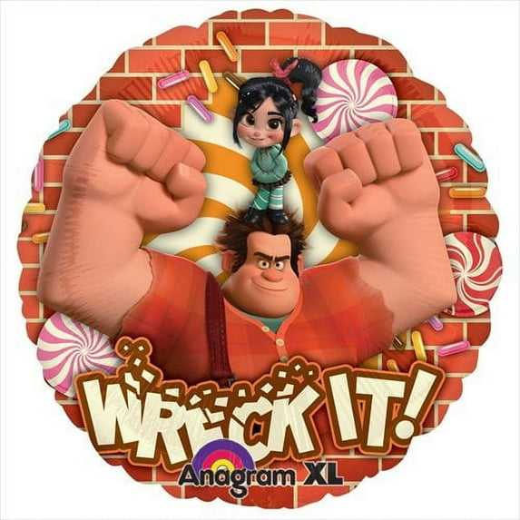 18′ WRECK IT RALPH Balloon • Party Supplies Decorations Foil Mylar Balloon