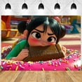 thumbnail image 1 of Wreck-It Ralph Party Backdrop Happy Birthday Banner Wreck-It Ralph Decorations Supplies Photography Background, 1 of 2