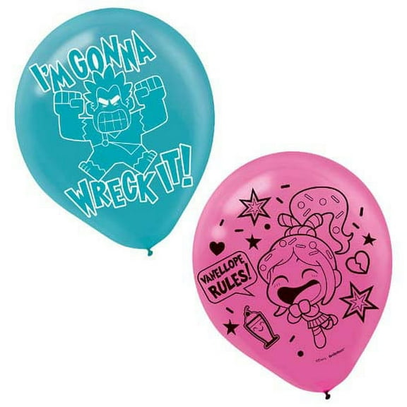 Wreck It Ralph 2 Latex 12" Balloons (6)