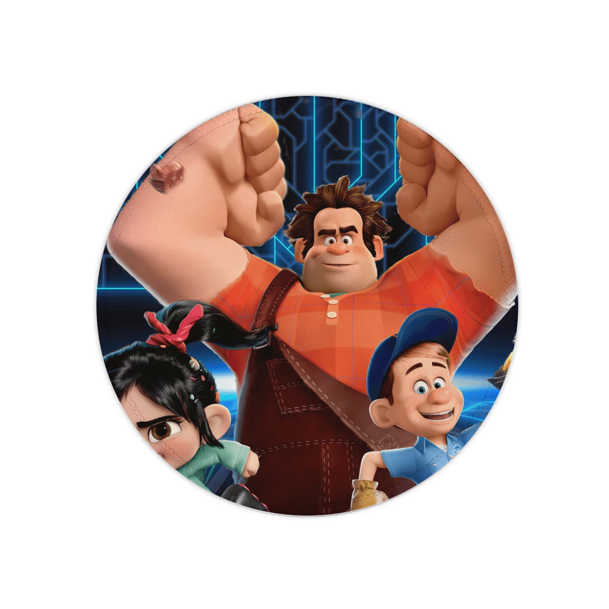 Wreck-It Ralph Round Mouse Pad Cute Non-slip Rubber Base Office ...