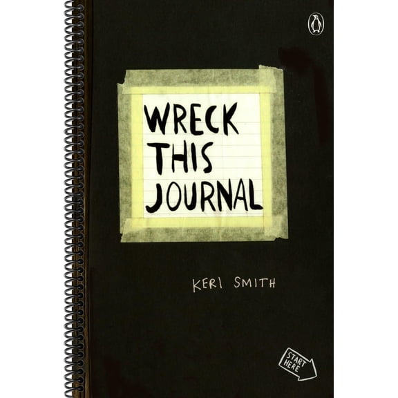 Wreck This Journal (Black) Expanded Edition (Expanded) (Spiral-bound)