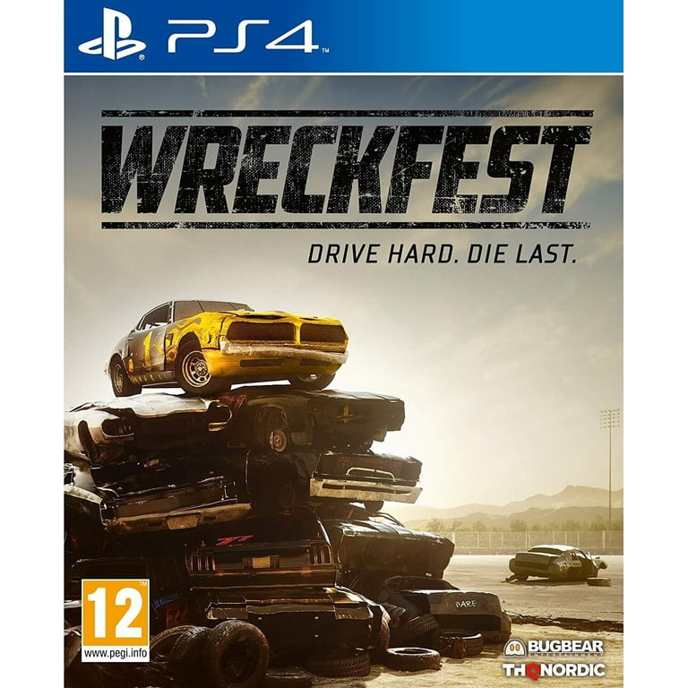THQ Nordic Wreckfest Drive HARD! Die LAST! PS4 Game with Epic