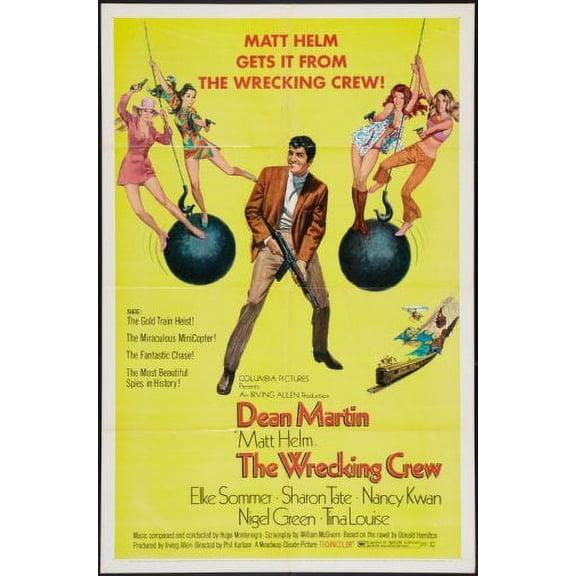 Wrecking Crew Poster 24Inx36In Art Poster 24x36 Unframed, Age: Adults, Rectangle Best Posters