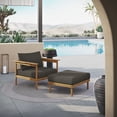 thumbnail image 1 of Wren Armchair and Ottoman Set in Natural Flint Gray, 1 of 7