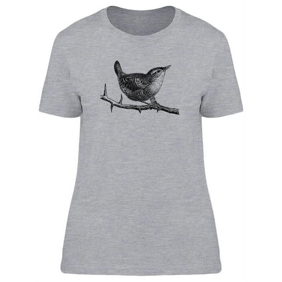 Wren Vintage Design T-Shirt Women -Image by Shutterstock, Female Small