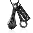 thumbnail image 1 of Wrench Cremation Urn Necklace for Ashes for Men Memorial Ashes Holder Tools Keepsake Pendant Stainless Steel Mens Ashes Keepsake Memorial Jewelry, 1 of 6