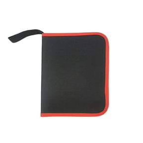 Wrench Drill Bit Storage Bag Zipper Bit Tool Pouch Cloth Bit Carrier Small Tool Carrying Case Zipper Pouch