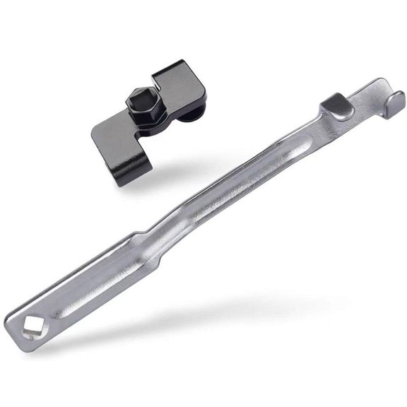 Wrench Extender Tool Bar & Adapter Set for Extra Leverage and Torque on Hard-to-Reach Bolts, Slim Design for Restricted Spaces, Steel Construction