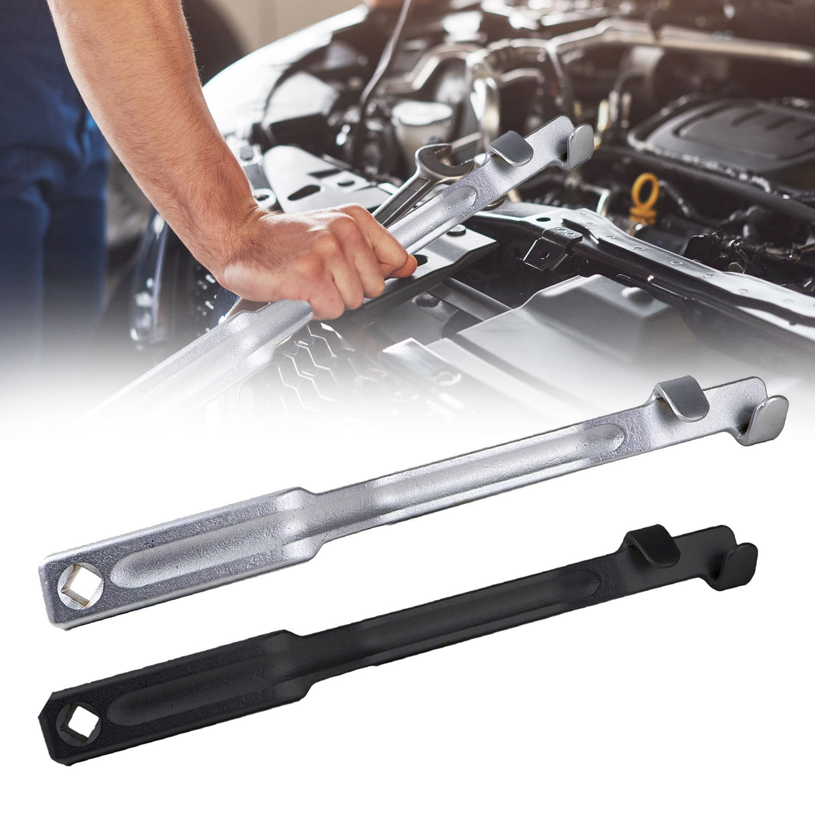 Wrench Extension Tool Silver Extender Tool Bar for Mechanics Garage ...
