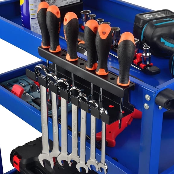 Wrench Holder,Heavy Duty Tool Holder,Wrench Shear Organizer Rack Mount Tools Rack for Garage,Tool Cart,Pegboards,Workbench